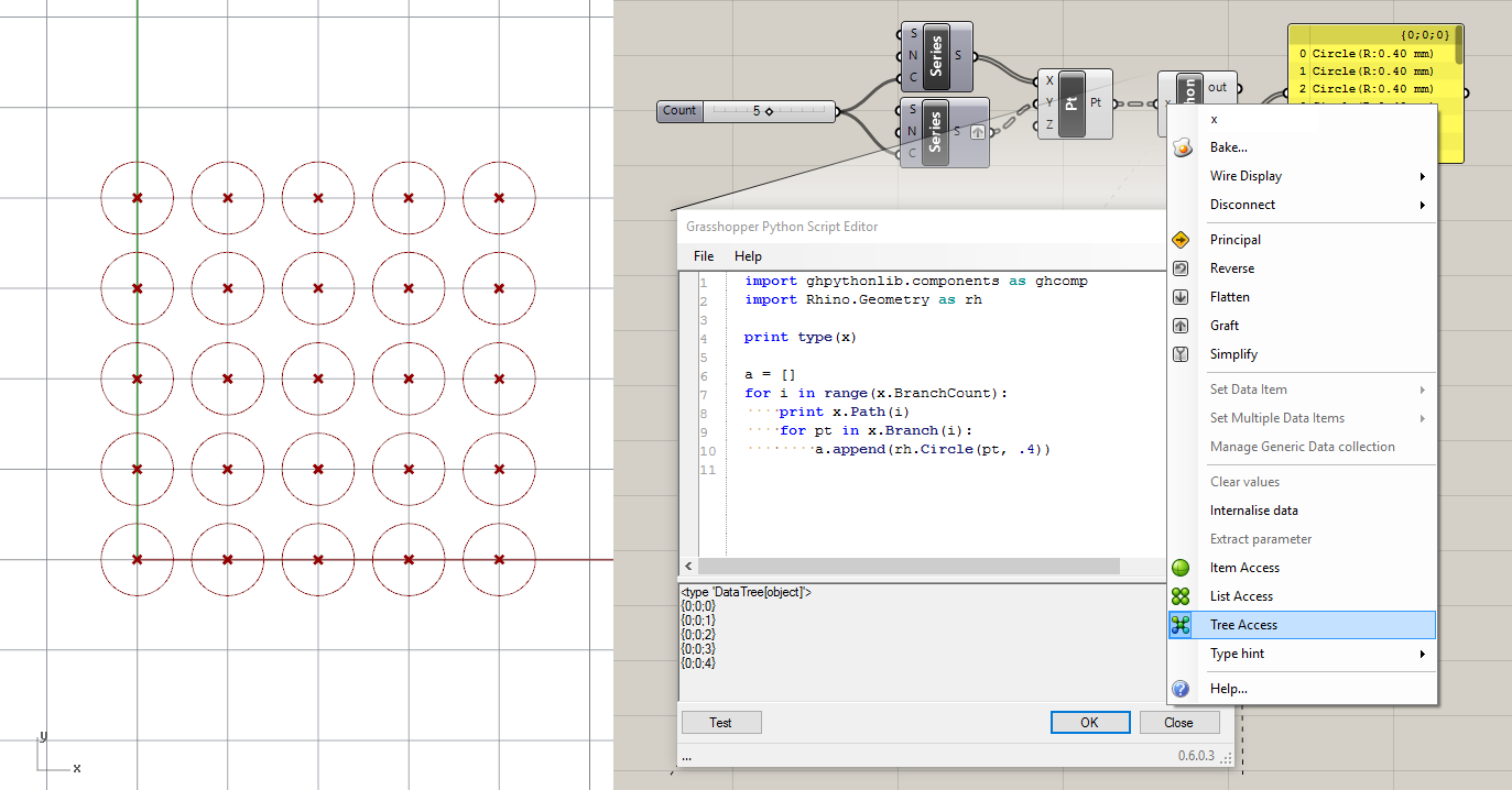 grasshopper setup