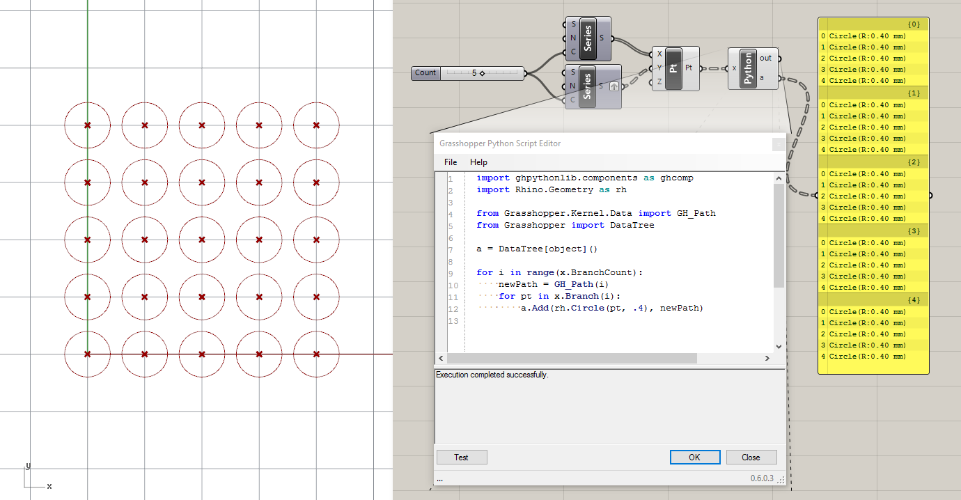 grasshopper setup