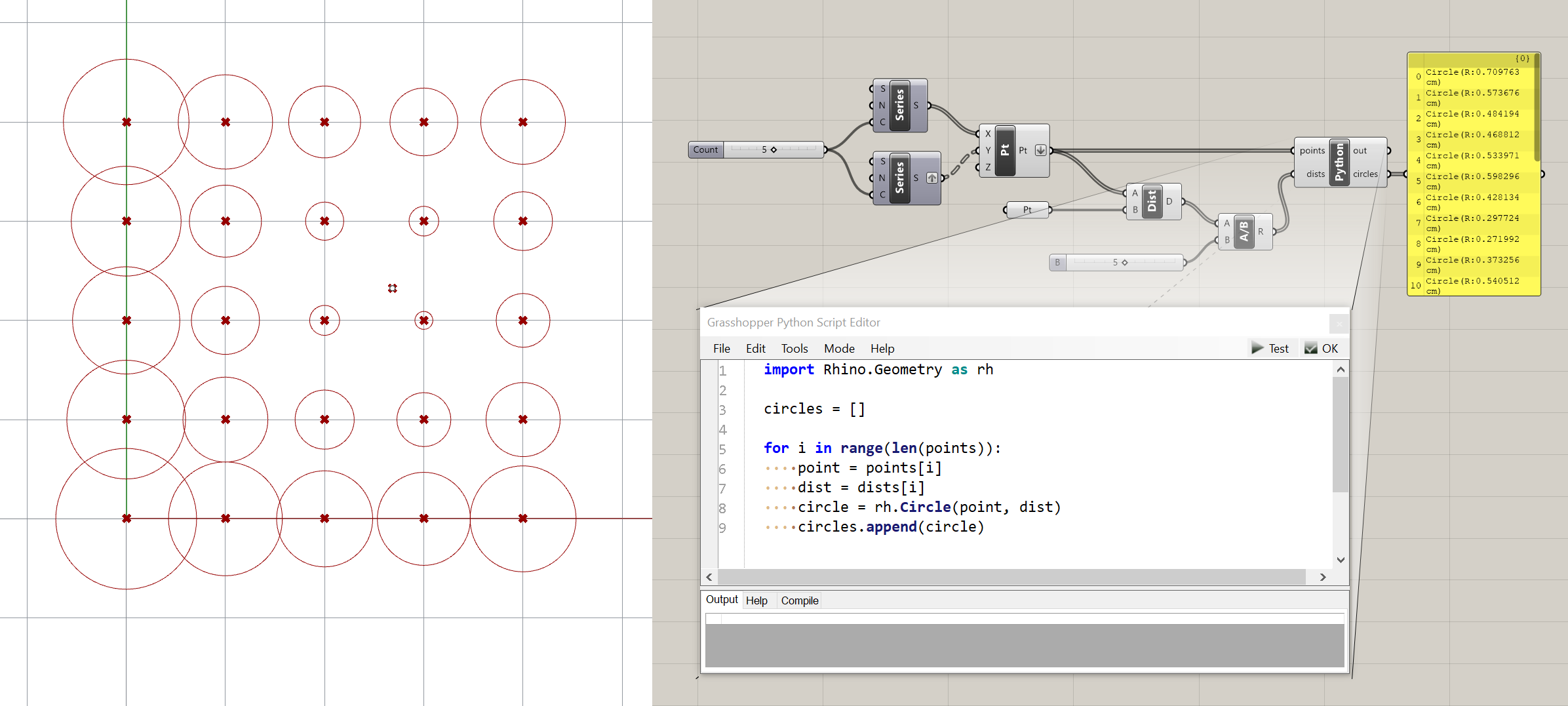 grasshopper setup